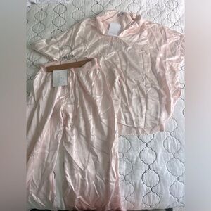 PJ Harlow light pink pj set NWT